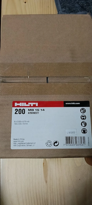 200 Hilti Metallsägeblätter 150mm