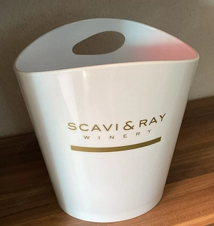 SCAVI & RAY Einzelflaschenkühler Milan weiß