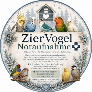 Kostenlose Annahme von Zier und Volierenvögel 