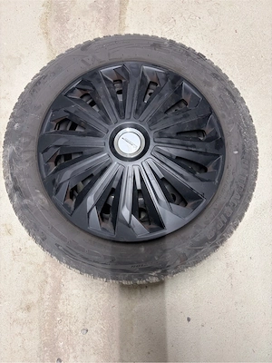 Original FORD 15-Zoll Winterräder + schwarze Radkappen