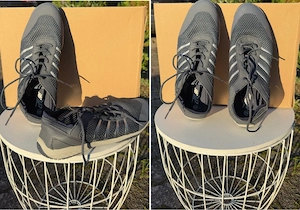 Leichte Herren Sneaker   Sportschuhe Grau Gr.43
