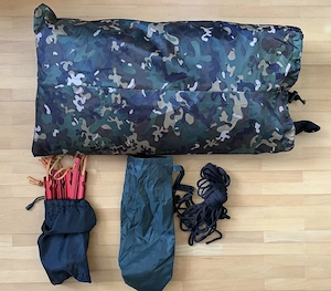 DD Hammocks Tarp 5m x 5m MC, multicam