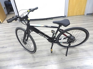 Aventon Soltera 7   Schwarzes E-Bike im Cruiser-Stil