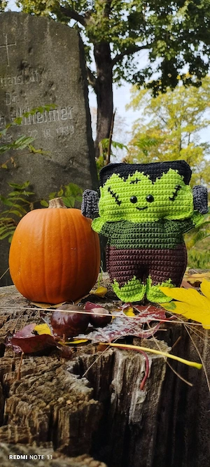 Frankensteins Monster * Kuschelkissen * Halloween * Amigurumi* 