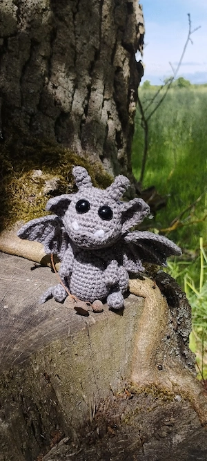 Monster Halloween Amigurumi Gargoyle