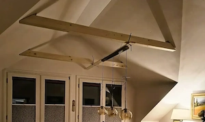 Holzbalken Konstruktionsholz Fichte 80x100 - 2,1m Lang