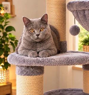 1-jährige Britisch-Kurzhaar-Katzen Lady abzugeben  