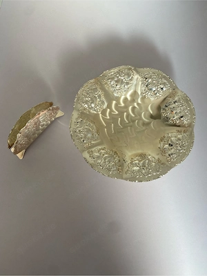 Dreifuß-Schale mit Serviettenhalter, gebraucht