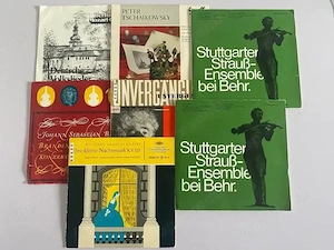 Mini Schallplatten, verschiedene, 7 Stk, gebraucht
