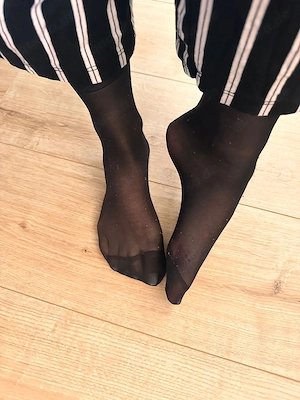 Getragen Socken usw..
