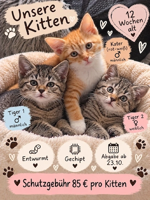 EKH Kitten ab sofort zur Abgabe