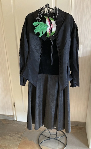 Kleid mit Jacke  und  Maske  - HALLOWEEN   Mademoiselle , Goshic ,  Steampunk