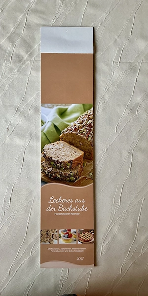 Streifenkalender "Leckeres aus der Backstube 2027"