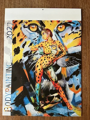 Wandkalender 2027 "Body Painting" ohne Werbeaufdruck
