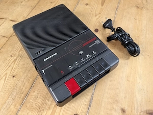 Grundig CR 110 Vintage Stereo Cassette Recorder mit OTR