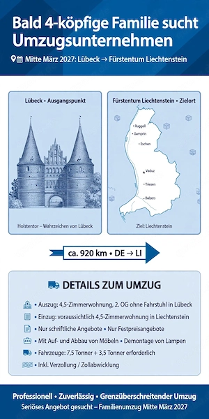 Umzug nach Liechtenstein