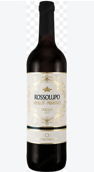Wein, Rossolupo merlot primitivo 2022