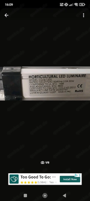 LED 100watt Clone1200 6Stk. insgesamt 