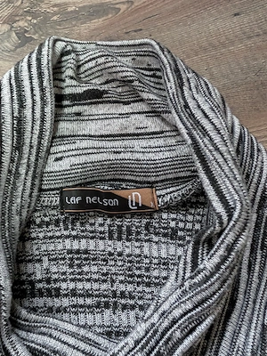 Herren Strickpullover mit Reißverschluss Kragen