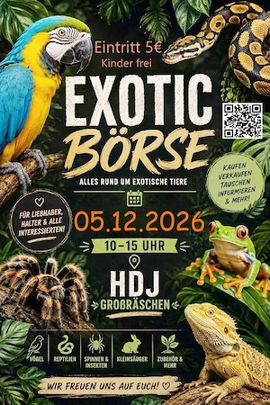 Terraristikbörse& Vogelbörse