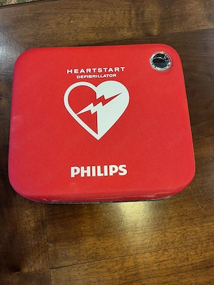 Philips HeartStart HS1 Defibrillator (AED) mit Tragetasche