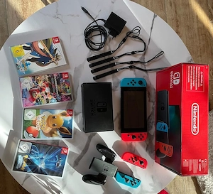 Nintendo Switch plus 4 Spiele