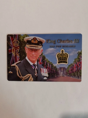 Goldmünze in Coincard "King Charles III" 1 1000 oz 999er Feingold