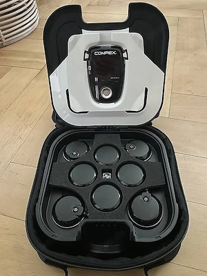 Compex SP 8.0 Muskelstimulator   Komplettset mit Zubehör und Transporttasche