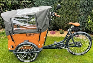 Babboe Curve Mountain E- Lastenrad (500 Wh) Mit Zubehör .