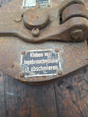 Umlenkrolle Forstarbeiten 