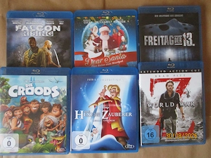 Löse Blu ray Sammlung auf 18x