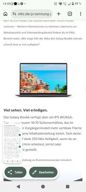 Nagel neuer Samsung book6 neu original versiegelt mit Rechnung 