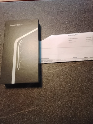 Nagel neues Samsung Galaxy s26 fe Nagel neu und original versiegelt mit Rechnung 