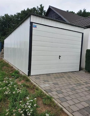 Blechgarage 3,5x6m in Farbe Hobbyschuppe Garage KFZ Lager...