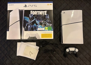 Sony Playstation 5 Slim Disc Version Ps5 - 1Tb Fortnite Cobalt Star Bundle & Ovp