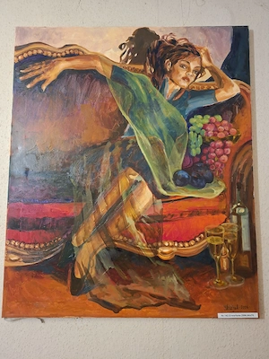 Öl auf Leinwand, Gemälde, 45x70 cm