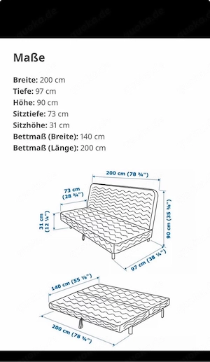 Schlafsofa IKEA - zu verschenken
