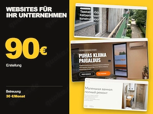 Individuelle Firmenwebsite für 90 EUR | GO Labs