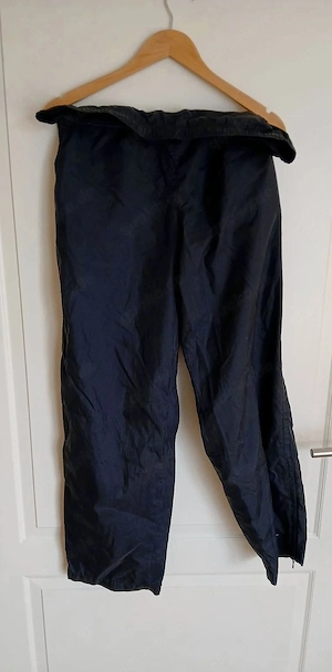 Nike Nylonhose Track Pants leicht sportlich Marineblau Retro Gr. M