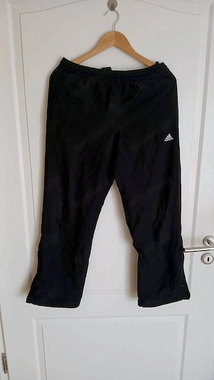 Adidas Herren Jogger Sweathose Climaproof gefüttert warm schwarz Sport Gr. S
