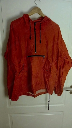 Gap Factory Store Anorak Pullover Windjacke Herren Rot Leicht Outdoor Vintage Gr. L