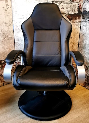 Fernsehsessel TV Relax Sessel mit Hocker Sporting TV