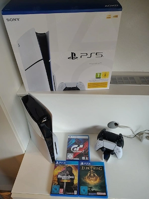 Sony Playstation 5 slim PS5 slim CDs player spielkonsole 