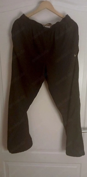 Nike Herren Sweatpants Sportjogger Polyester leicht schwarz Freizeit Gr. L
