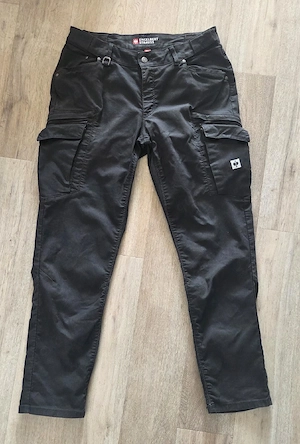 Engelbert Strauss e.s. vintage Damen Cargohose Gr. 44 R - Schwarz