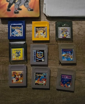 Gameboy Spiele zusammen