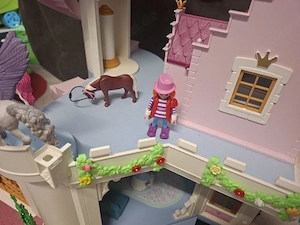 Playmobil Prinzessinenschloss + Kutsche und Figuren 