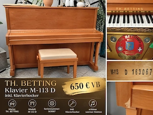 Klavier von T.H. Betting 