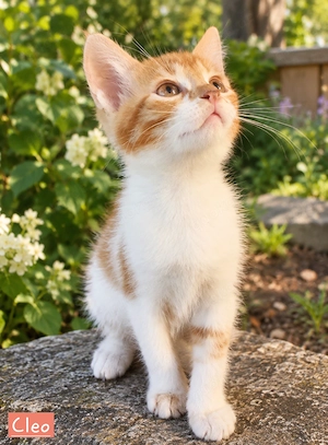 7 süße Maine Coon Mix Kitten suchen liebes Zuhause 
