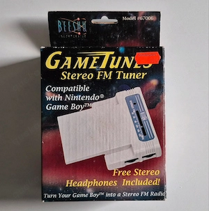 Gametunes Stereo FM Tuner f Nintendo Gameboy | NEU | Rarität
